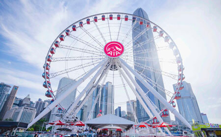 香港摩天轮 - 360度饱览维港天际线、九龙半岛及太平山全景