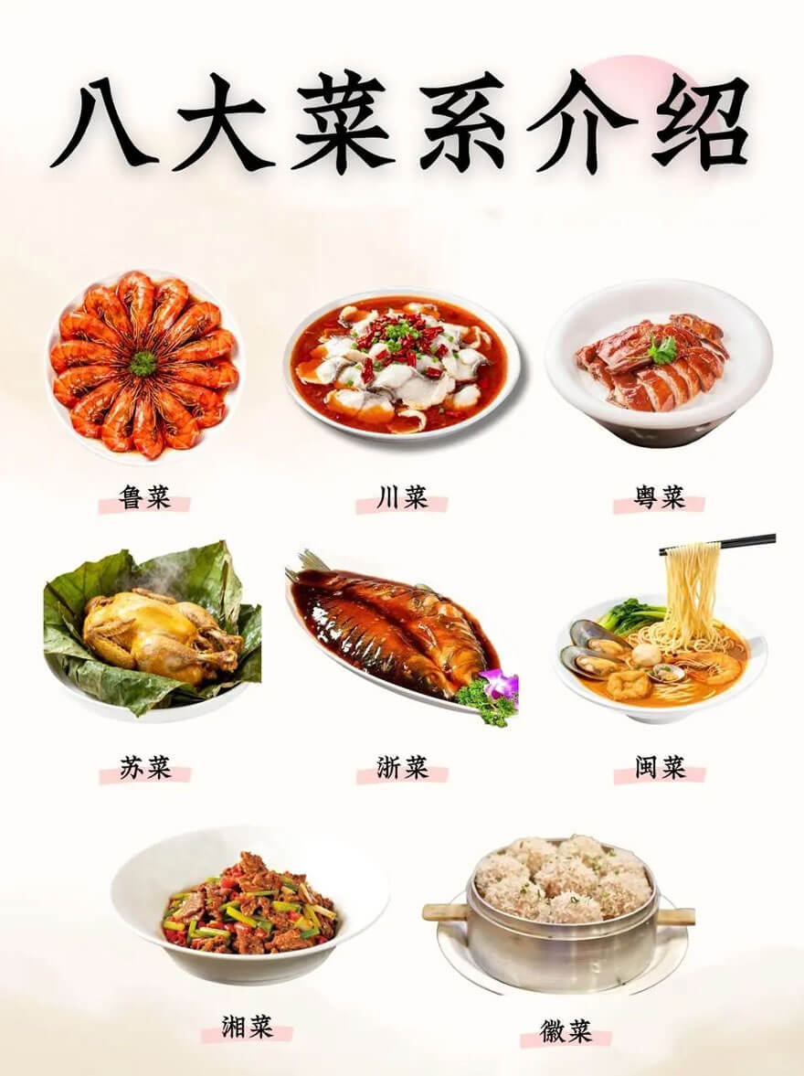美食之旅:中国八大菜系发源地,吃货必打卡清单!